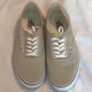 Men’s Vans size 10 khaki/beige